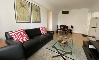 3 AMBIENTES TORRE AMOBLADO CON AMENITIES Y COCHERA FIJA