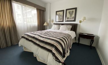 3 AMBIENTES TORRE AMOBLADO CON AMENITIES Y COCHERA FIJA