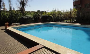 3 AMBIENTES TORRE AMOBLADO CON AMENITIES Y COCHERA FIJA