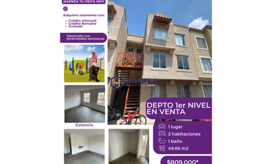 Departamento en venta en San Jerónimo Xonacahuacan, Tecámac