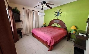 Casa en segunda fila de la playa en venta en Chelem