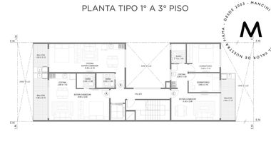 Departamento en venta de 3 ambientes - San Martin