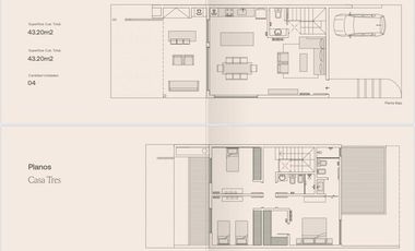 Duplex 3 dormitorios Housing con Seguridad Zona Sur