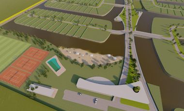 Lote, terreno en Funes lake, Barrio cerrado, permuta o financiacion