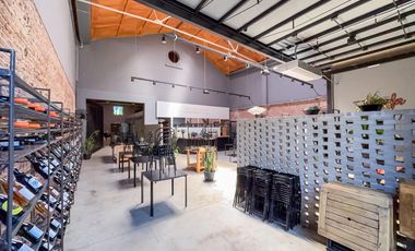 Galpón con espacio aéreo, local, oficinas, entrada vehicular, zona centro