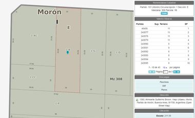 Terreno en venta en Morón