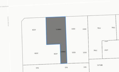 Terreno en  venta 3 de Caballería entre Camila Nievas y Borques