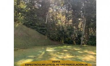 Venta lote antioquia retiro parcelación cerrada luxury 6600 m2 bosque