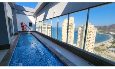 Apartamento vista al mar con permiso de turismo Rodadero Sur- 005