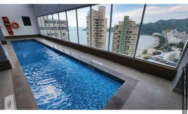 Apartamento vista al mar con permiso de turismo Rodadero Sur- 005
