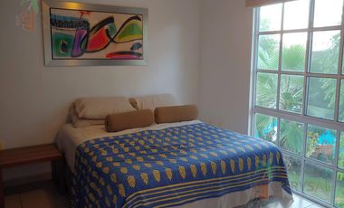 Renta de Departamento  amueblado en Fraccionamiento Punta Laguna