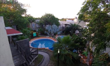 Renta de Departamento  amueblado en Fraccionamiento Punta Laguna