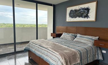 RENTA DE DEPARTAMENTO AMUEBLDO CON AMENIDADES,CONKAL,YUCATAN
