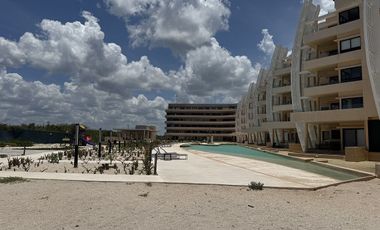 Departamento en venta frente al mar de Telchac Puerto, Yucatán