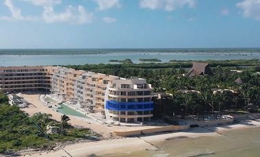 Departamento en venta frente al mar de Telchac Puerto, Yucatán