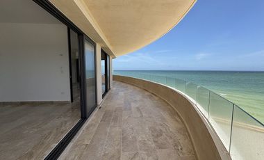 Departamento en venta frente al mar de Telchac Puerto, Yucatán