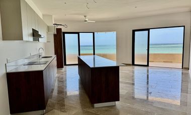 Departamento en venta frente al mar de Telchac Puerto, Yucatán