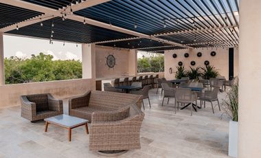 Departamento en venta frente al mar de Telchac Puerto, Yucatán