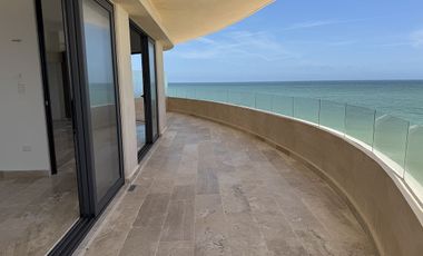 Departamento en venta frente al mar de Telchac Puerto, Yucatán
