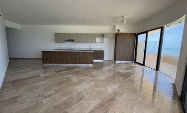 Departamento en venta frente al mar de Telchac Puerto, Yucatán
