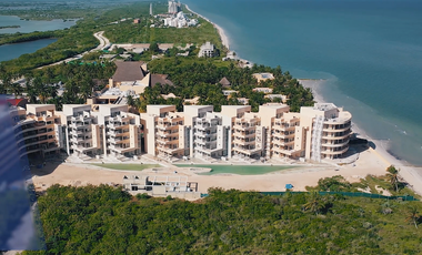 Departamento en venta frente al mar de Telchac Puerto, Yucatán