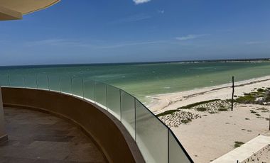 Departamento en venta frente al mar de Telchac Puerto, Yucatán