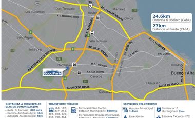 Excelentes naves industrial de 1000 m2 cubiertos en Hurlingham
