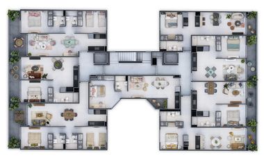 MAPA 07, DEPTO EN DÚPLEX 2D 2B EXT. EN CONSTR C/TERR. Y BALCÓN EN GRAL PAZ !