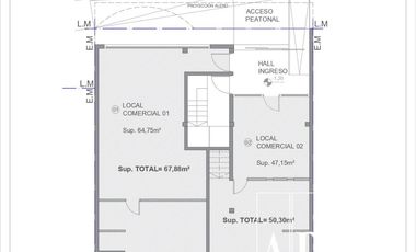 2 Locales Comerciales en Costanera N° 5358