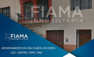 DEPARTAMENTO EN VENTA EN COL. CENTRO, TEPIC, NAYARIT.