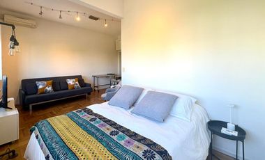 Alquiler monoambiente luminoso al frente, corto o largo plazo- RETIRO.