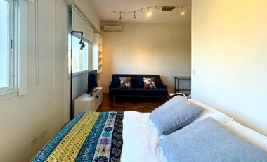 Alquiler monoambiente luminoso al frente, corto o largo plazo- RETIRO.