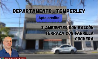 Dos ambientes en Temperley a 4 cuadras de la estación - APTO CRÉDITO