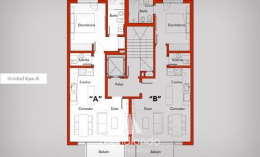 Semipiso 2 amb. (58m2) frente c/ Balcón. EN POZO - Zona Güemes Aldrey