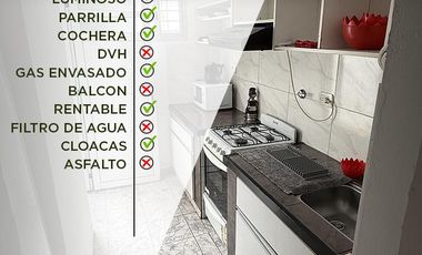 Duplex a 80 metros del mar en Mar del Tuyu