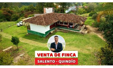 VENTA DE FINCA EN SALENTO, QUINDO, COLOMBIA