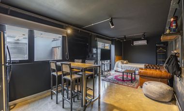 Departamento en alquiler a estrenar equipado y amueblado, estilo loft industrial