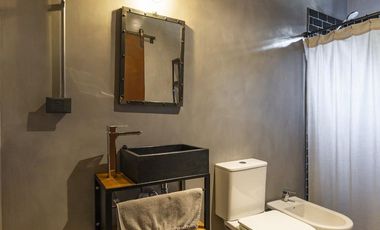 Departamento en alquiler a estrenar equipado y amueblado, estilo loft industrial