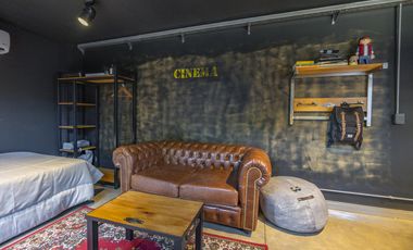 Departamento en alquiler a estrenar equipado y amueblado, estilo loft industrial