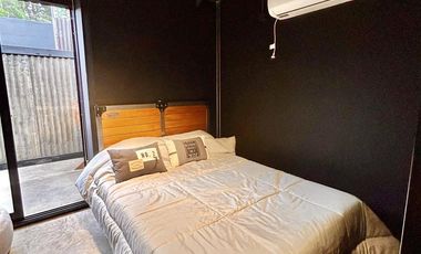 Departamento en alquiler a estrenar equipado y amueblado, estilo loft industrial