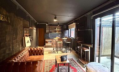 Departamento en alquiler a estrenar equipado y amueblado, estilo loft industrial