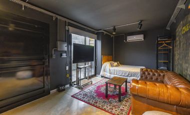 Departamento en alquiler a estrenar equipado y amueblado, estilo loft industrial