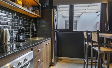 Departamento en alquiler a estrenar equipado y amueblado, estilo loft industrial