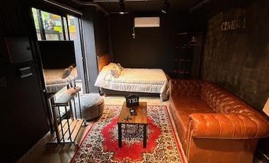 Departamento en alquiler a estrenar equipado y amueblado, estilo loft industrial