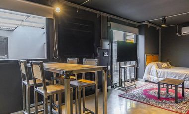 Departamento en alquiler a estrenar equipado y amueblado, estilo loft industrial