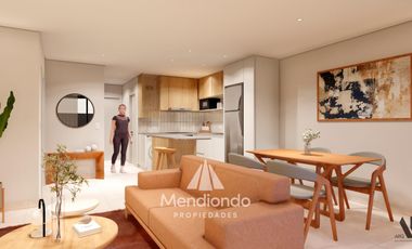Deptos en Semipiso 2 amb. (57,6m2) frente c/ Balcón - Zona Güemes Aldrey (2do piso EN POZO)
