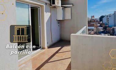 Monoambiente - Balcon y Parrilla