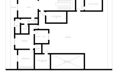 Edificio estilo francés de categoría de 5 Pisos para Oficinas Corporativas, Embajadas, Petit Hotel