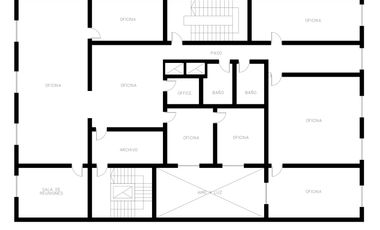 Edificio estilo francés de categoría de 5 Pisos para Oficinas Corporativas, Embajadas, Petit Hotel