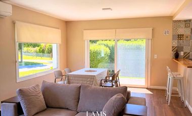 Alquiler temporada 25/26 - Casa de 3 ambientes en Barrio Privado Arenas del Sur